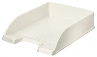 LEITZ Corbeille à courrier Plus WOW, A4, polystyrène, blanc
