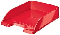 LEITZ Corbeille à courrier Plus WOW, A4, polystyrène, rouge