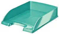 LEITZ Corbeille à courrier Plus WOW, A4, polystyrène, menthe