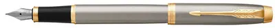 PARKER Stylo plume IM Métal brossé G.T.