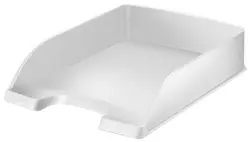 LEITZ Corbeille à courrier Style, A4, polystyrène, blanc