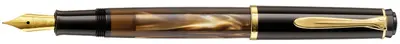 Pelikan Stylo plume M 200, brun marbré, taille de plume: EF
