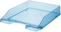 HAN Corbeille à courrier KLASSIK TRANSPARENT, A4, bleu