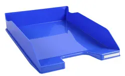 EXACOMPTA Corbeille à courrier COMBO MIDI, A4+, bleu glacé