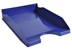 EXACOMPTA Corbeille à courrier ECOTRAY, A4+, bleu nuit