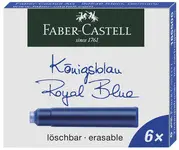 FABER-CASTELL Cartouches d'encre standard, bleu roy