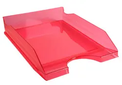 EXACOMPTA Corbeille à courrier ECOTRAY, A4+, framboise