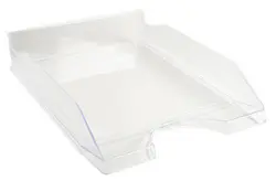 EXACOMPTA Corbeille à courrier ECOTRAY, A4+, cristal