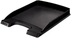 LEITZ Corbeille à courrier Plus plat, A4, polystyrène, noir