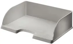 LEITZ Corbeille à courrier Plus Jumbo, A4 paysage, gris