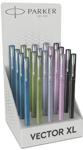 PARKER Stylo plume VECTOR XL, présentoir de 20