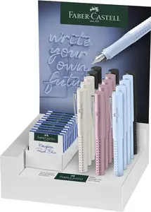 FABER-CASTELL Stylo plume GRIP 2010 M/B, en présentoir