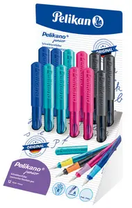 Pelikan Stylo plume Pelikano Junior P67D, dans un présentoir