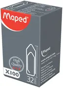 Maped Attache-lettres, galvanisées, 32 mm, grand paquet