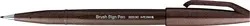 PentelArts Stylo feutre Brush Sign Pen SES15, marron foncé