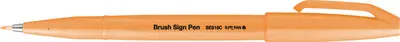 PentelArts Stylo feutre Brush Sign Pen SES15, orange fluo