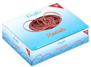Läufer Bracelets élastiques RONDELLA, 25 mm, 100 g, rouge