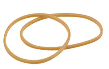 Wonday Bracelets caoutchouc, nature, 180 mm, carton de 100 g