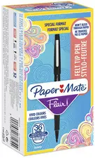 Paper:Mate Stylo feutre Flair Original, Value Pack, noir