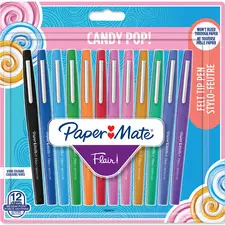 Paper:Mate Stylo feutre Flair "Candy Pop", étui de 12