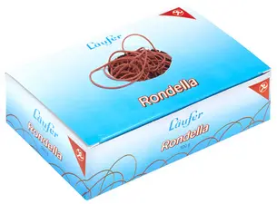 Läufer Bracelets élastiques RONDELLA, 85 mm, 500 g, rouge
