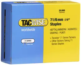 TACWISE Agrafes 71/16 mm galvanisées, 10.000 pièces