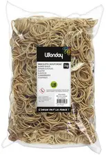 Wonday Bracelets caoutchouc, nature, 60 mm, sac kilo
