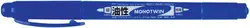 Tombow Feutre double pointe MONO twin, bleu