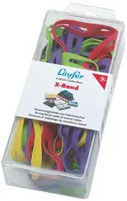 Läufer Elastiques en X dans une boîte - 30 g, 150 x 11 mm,