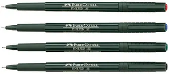 FABER-CASTELL Stylo feutre extra-fin FINEPEN 1511, bleu