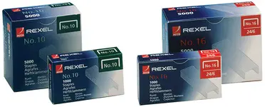Rexel Agrafes nr. 25, contenu: 5.000 pièces, galvanisé