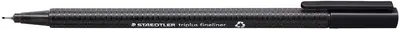 STAEDTLER Fineliner triplus BRILLIANT COLOURS, noir