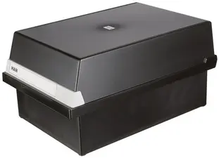 HAN Boîte à fiches, A5 paysage, pour 1.300 cartes, noir