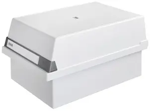 HAN Boîte à fiches, A6 paysage, pour 1.300 cartes, gris