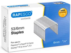 RAPESCO Agrafe Optima 53/8, 5.000 pièces, galvanisé