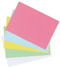 herlitz Fiches bristol, A6, uni, jaune