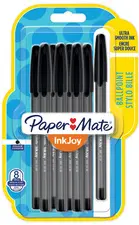 Paper:Mate Stylo à bille InkJoy 100, blister de 8, noir