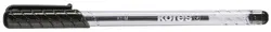 Kores Stylo à bille jetable K-PEN K1, tracé: M, noir