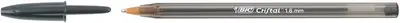 BIC Stylo à bille Cristal Large, noir