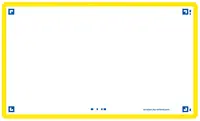 Oxford Fiches "Flash 2.0", 75 x 125 mm, quadrillé, jaune
