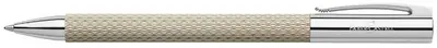 FABER-CASTELL Stylo à bille Ambition OpArt White Sand