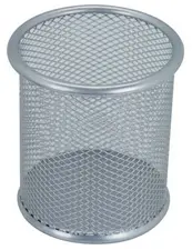 WESTCOTT Pot à crayons, en fils métalliques, argent