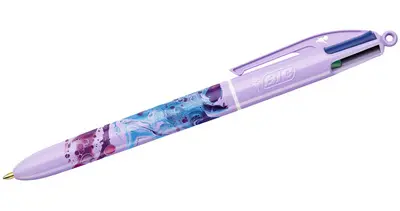BIC Stylo à bille rétractable 4 Colours Hydro