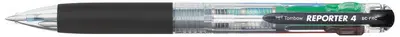 TOMBOW Stylo à bille Reporter4, transparent