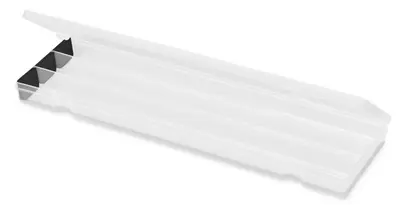 deflecto Plumier avec couvercle, transparent