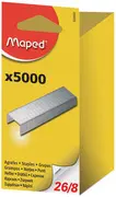 Maped Agrafes 26/8, grand paquet, zingué