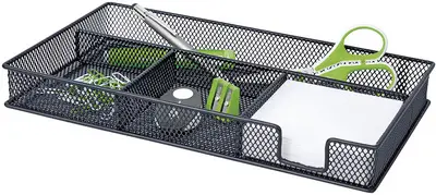 WEDO Plumier Office, en fil métallique, noir