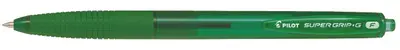 PILOT Stylo à bille rétractable SUPER GRIP G, vert