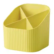 HAN Multipot à crayons Re-X-LOOP, plastique éco, jaune
