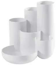 HAN Multipot à crayons CAMPUS, 6 pots, polystyrène, blanc